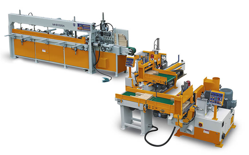 Finger Joint Lines Machine for Solid Wood Shaper and pressing