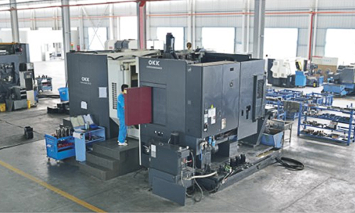 Okk Large Machining Center est une ligne de production flexible - Fabricant de machines de travail