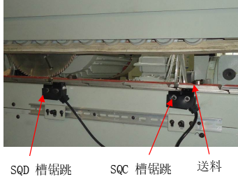 how to adjust the saw shaft of double end tenoner